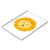 Lion Birthday Kids Art Notizblock (Linke Seite)