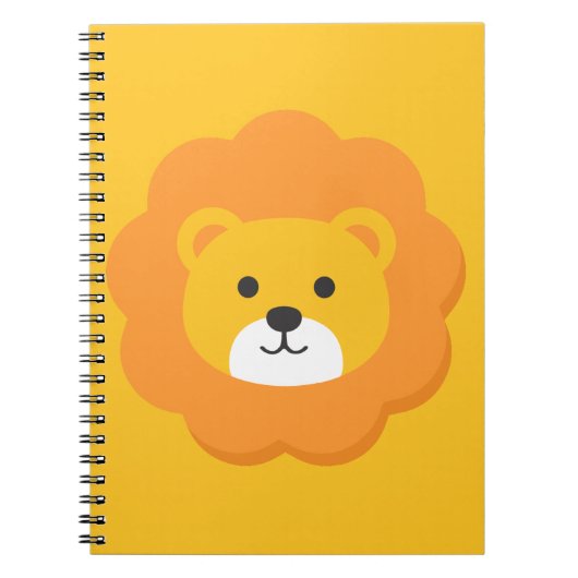 Lion Birthday Kids Art Notizblock (Vorderseite)