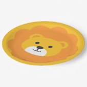 Lion Birthday Kids Room Wall Art Paper Teller (Schrägansicht)
