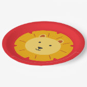 Lion Birthday Kids Room Wall Art Paper Teller (Schrägansicht)