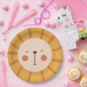 Lion Birthday Kids Wall Pappteller (Party)
