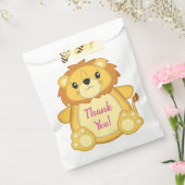 Lion Birthday Party Pink Geschenktütchen (Versiegelt)