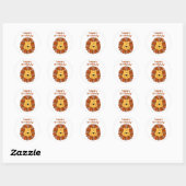 Lion Birthday Stickers (Blatt)