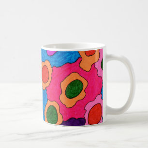 "Lion Blume" Abstrakte Kunst Tasse