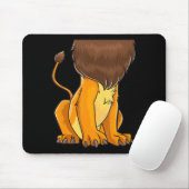 Lion Body Costume Mane Niedlich Headless Fun Löwen Mousepad (Mit Mouse)