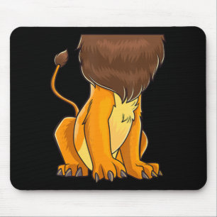 Lion Body Costume Mane Niedlich Headless Fun Löwen Mousepad