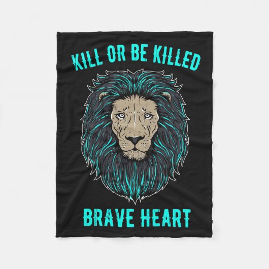 Lion Brave Heart Fleecedecke (Vorderseite)