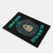 Lion Brave Heart Fußmatte (Schrägansicht)