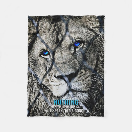 Lion Break Free Fleecedecke (Vorderseite)