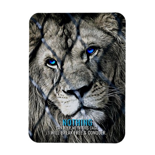 Lion Break Free Magnet (Vertikal)
