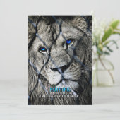 Lion Break Free Save The Date (Stehend Vorderseite)