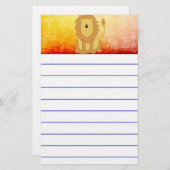 Lion Briefpapier (Vorne/Hinten)