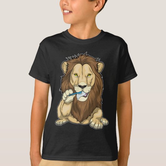 Lion Brush Zahnbürste T-Shirt (Vorderseite)