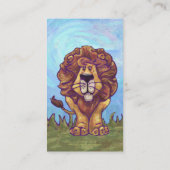 Lion Business Card Visitenkarte (Rückseite)