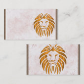 Lion Business Card Visitenkarte (Vorne/Hinten)