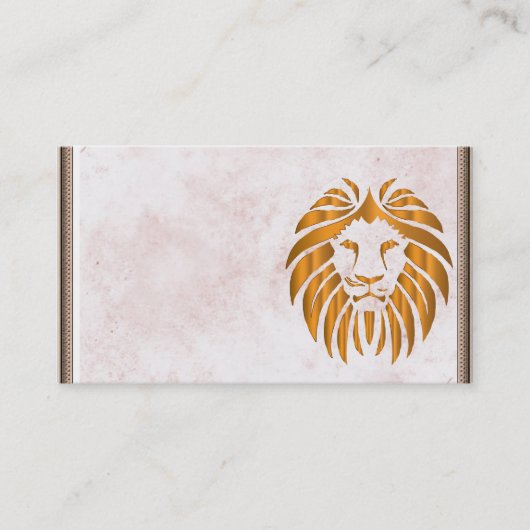 Lion Business Card Visitenkarte (Vorderseite)