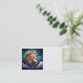 Lion Business Cards Visitenkarte (Stehend Vorderseite)