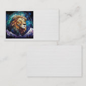 Lion Business Cards Visitenkarte (Vorne/Hinten)