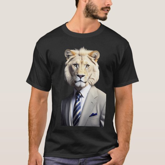 Lion Business King T-Shirt (Vorderseite)