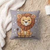 Lion Cartoon stars Kissen (Decke)