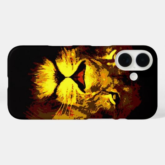 Lion Case-Mate iPhone Hülle (Rückseite (Horizontal))
