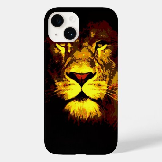 Lion Case-Mate iPhone Hülle (Rückseite)