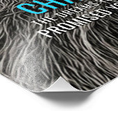 Lion Chase Your Dreams Fotodruck (Ecke)