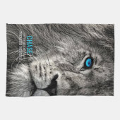 Lion Chase Your Dreams Geschirrtuch (Horizontal)