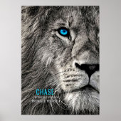 Lion Chase Your Dreams Poster (Vorne)