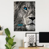 Lion Chase Your Dreams Poster (Heimbüro)