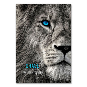 Lion Chase Your Dreams Tischnummer