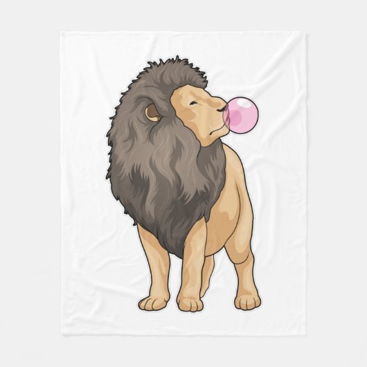 Lion Chewing gum Fleecedecke (Vorderseite)