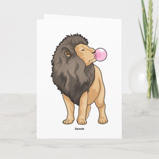 Lion Chewing gum Karte (Rückseite)