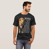 Lion Christian Jesus Is My King, God, Lord, And Sa T-Shirt (Vorne ganz)