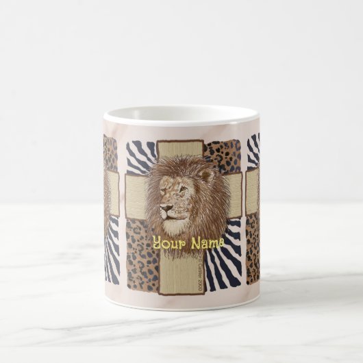 Lion Christlich Cross Tasse (Mittel)