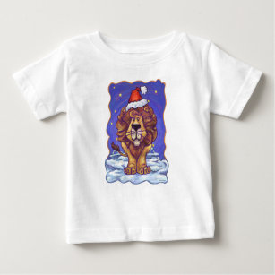 Lion Christmas Baby T-shirt