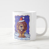 Lion Christmas Jumbo-Tasse (Rechts)