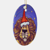 Lion Christmas Keramikornament (Rechts)