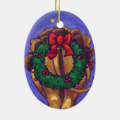 Lion Christmas Keramikornament (Hinten)