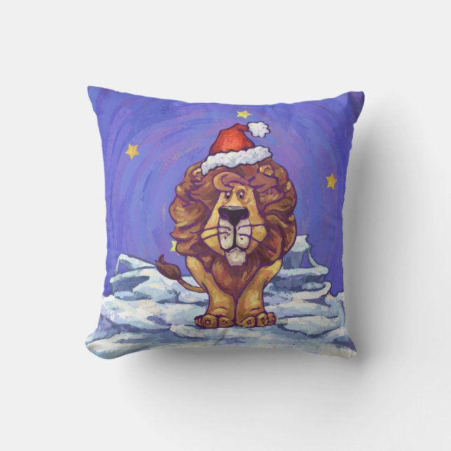 Lion Christmas Kissen (Vorderseite)