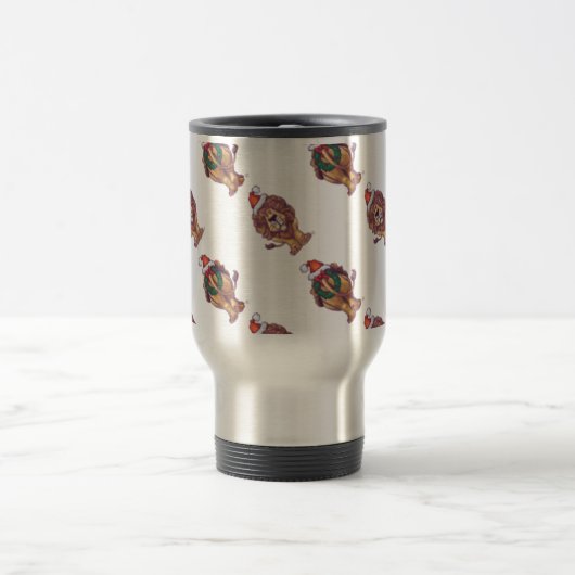 Lion Christmas Reisebecher (Mittel)