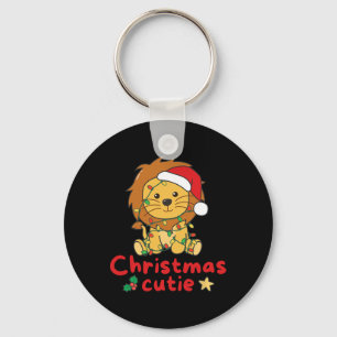 Lion Christmas Süsse Löwenweihe Weihnachten Schlüsselanhänger