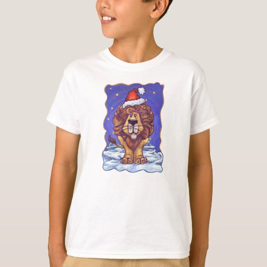 Lion Christmas T-Shirt (Vorderseite)