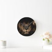 Lion Clock Runde Wanduhr (Zuhause)