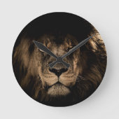 Lion Clock Runde Wanduhr (Vorderseite)