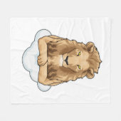 Lion Clouds Fleecedecke (Vorderseite (Horizontal))