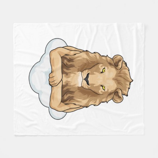 Lion Clouds Fleecedecke (Vorderseite (Horizontal))