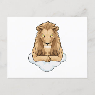 Lion Clouds Postkarte