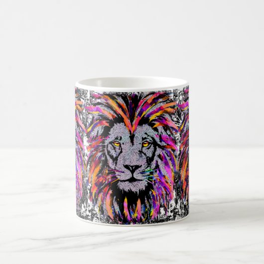 Lion Coffee Tasse - Lion Face Coffee Cup (Mittel)