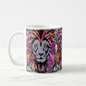 Lion Coffee Tasse - Lion Face Coffee Cup (Links)